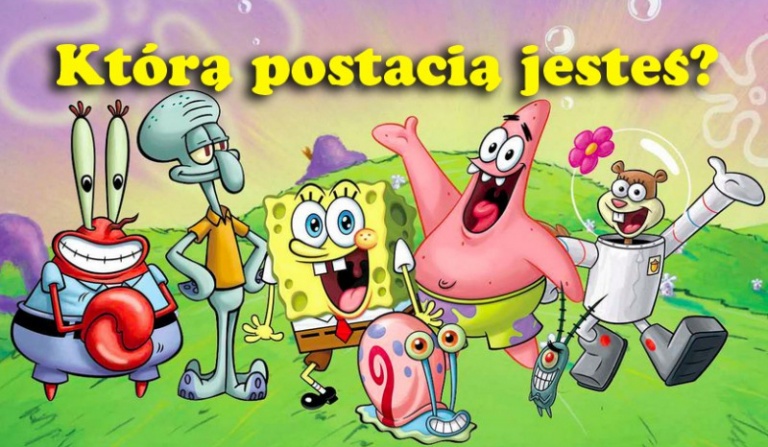 Którą postacią z kreskówki „Spongebob Kanciastoporty” jesteś?