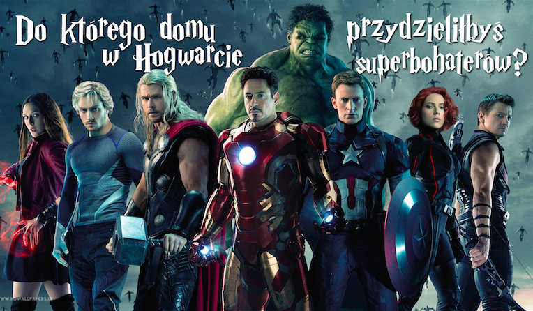 Do którego domu w Hogwarcie przydzieliłbyś superbohaterów?