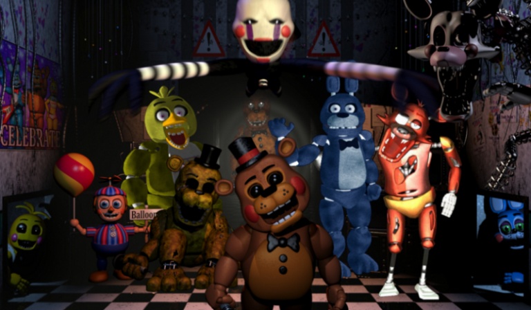 Czy uda nam się zgadnąć, jaka jest Twoja ulubiona postać z gry „Five nights at Freddys”?