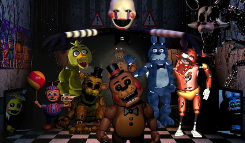 Jakie Animatroniki z Five Nights at Freddy’s lubisz najbardziej?
