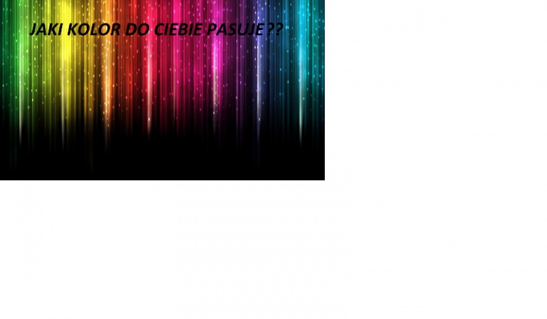 Jaki kolor do Ciebie pasuje