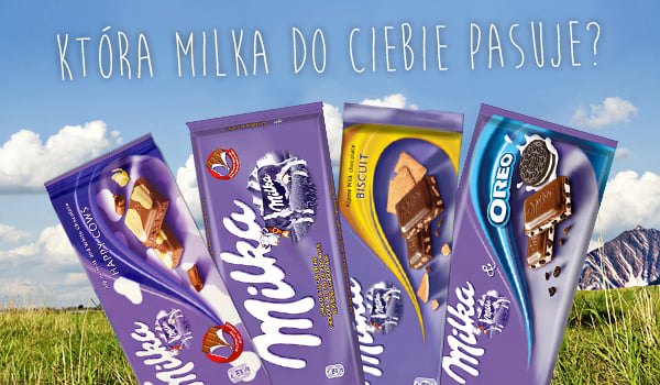 Która czekolada ,,Milka” do Ciebie pasuje?