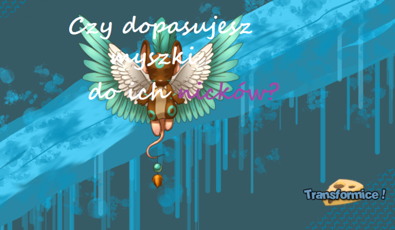 Czy dopasujesz myszki do ich nicków?