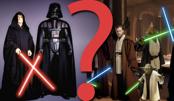 10 pytań z serii „Co wolisz?” z kategorii Star Wars.