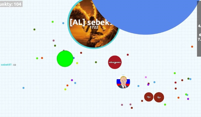 jakom masz range w agar.io