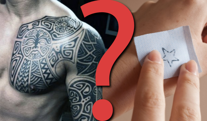 10 pytań z serii „Co wolisz?” z kategorii tatuaże i piercing.