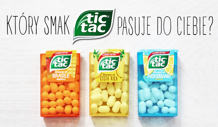 Który smak Tic-Tac do Ciebie pasuje?