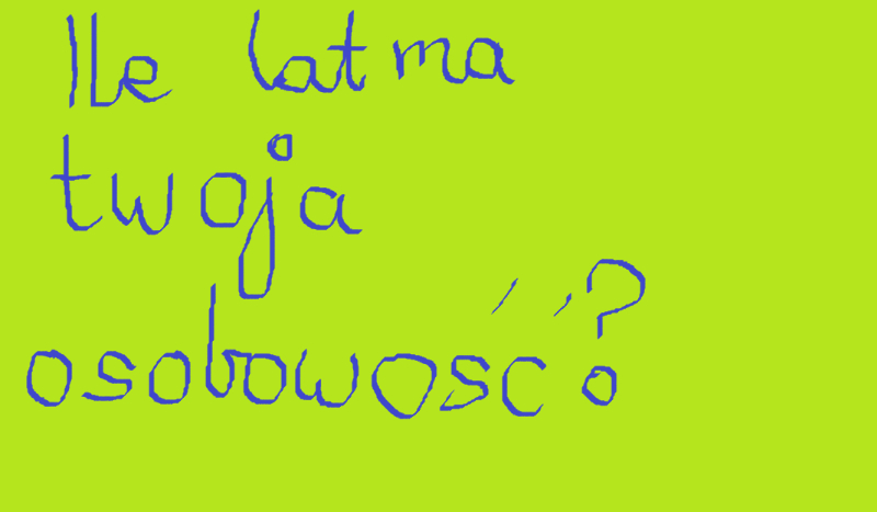 Ile lat ma twoja osobowość?