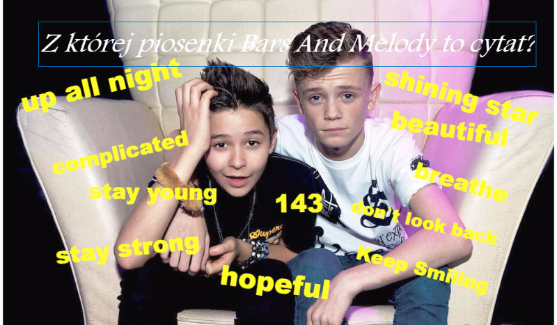 Z której piosenki Bars And Melody pochodzi ten cytat?