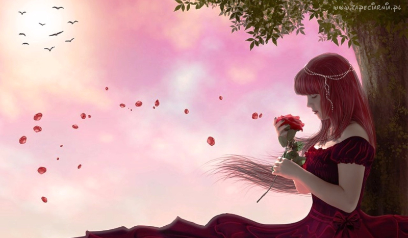 Dziewczyna z różą #3