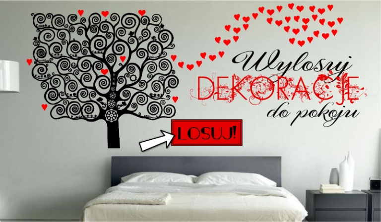 Wylosuj ciekawą dekorację do pokoju!