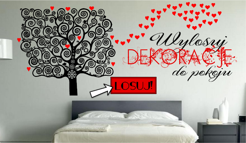 Wylosuj ciekawą dekorację do pokoju!