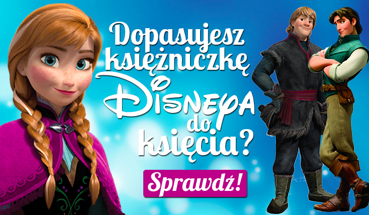 Czy dopasujesz księżniczkę Disneya do księcia?