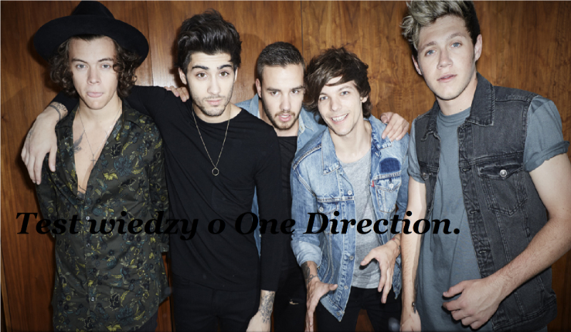 Test wiedzy o One Direction.