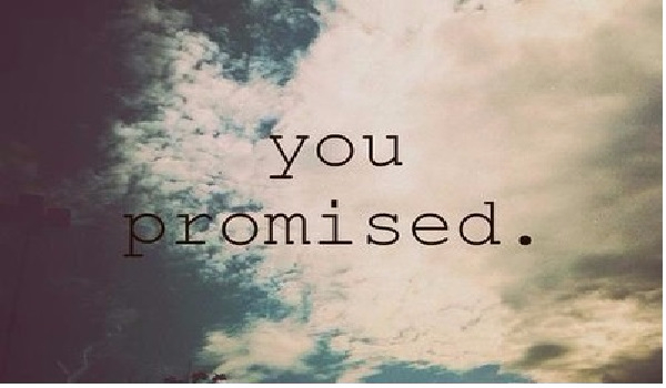 You promised … #1