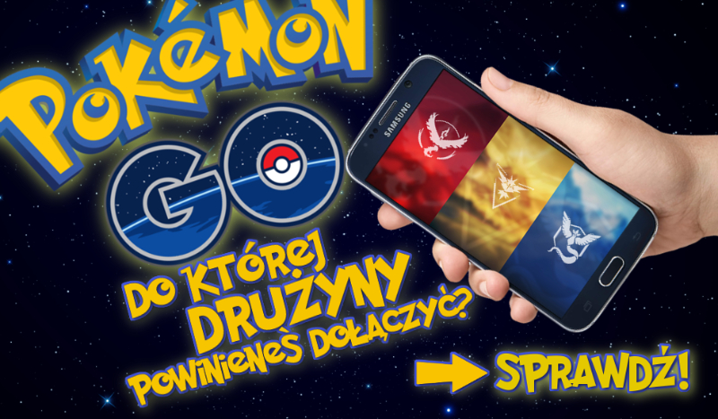 Do której drużyny Pokemon Go powinieneś dołączyć?
