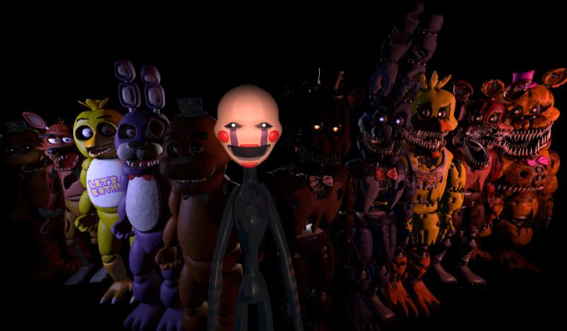 Czy uda ci się odgadnąć postaci z fnafa ?