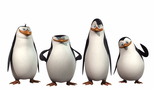 Czy dopasujesz postacie z ,,  Pingwiny z Madagaskaru ”