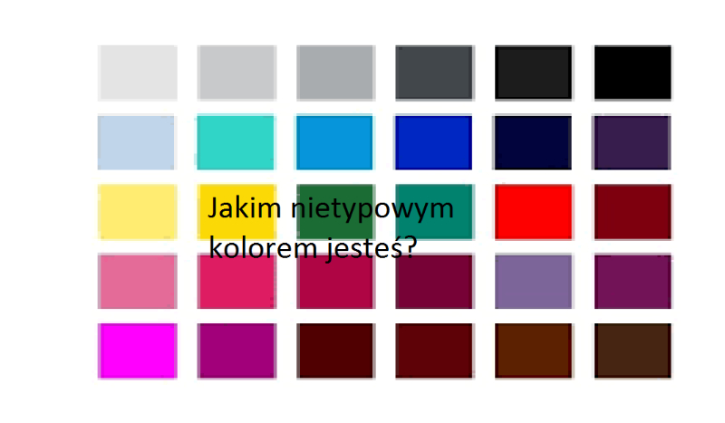Jakim nietypowym kolorem jesteś?