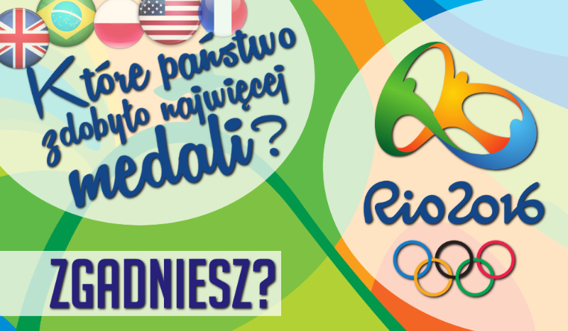 Czy odgadniesz, które państwo zdobyło najwięcej medali na Igrzyskach Olimpijskich w Rio?