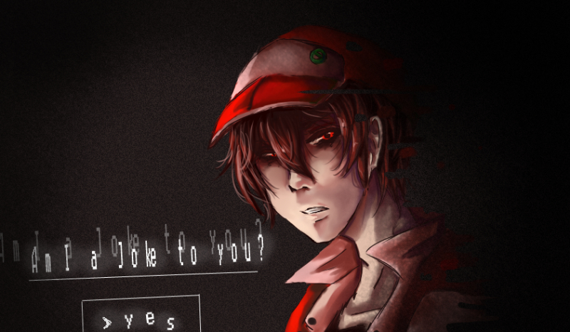 Kompedium bestii #50 glitchy red