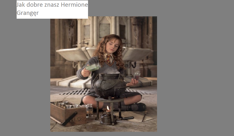 jak dobrze znasz hermione