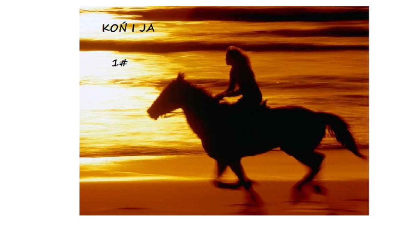 Koń i ja …