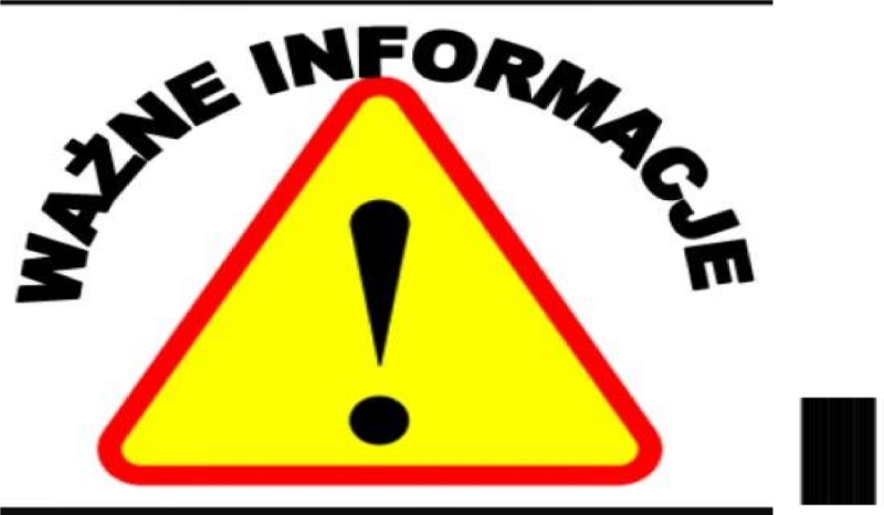 Ważne powiadomienie