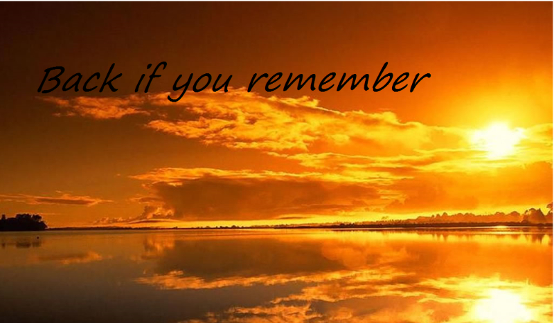 Back if you remember #2