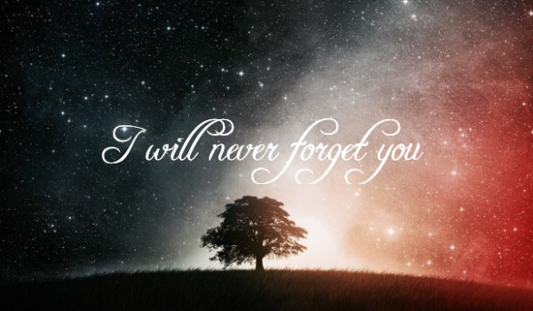 I will never forget you #3