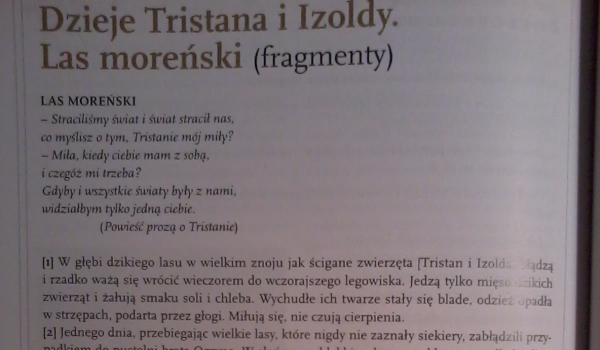 Dzieje Tristana i Iz…Czekaj….. Co?!  #POSTACIE