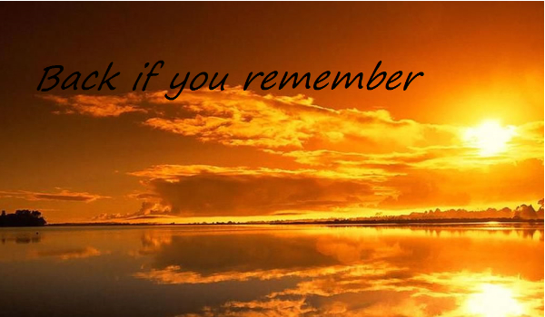 Back if you remember #6