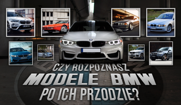 Czy rozpoznasz modele BMW po ich przodzie?