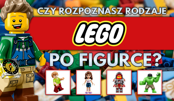 Czy rozpoznasz rodzaje LEGO po jednej figurce?