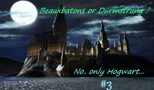 Beauxbatons or Durmstrang ? No only Hogwart… #3