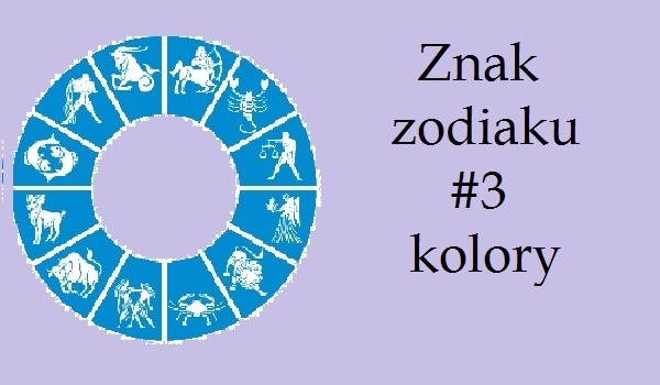 Znak zodiaku #3 kolory
