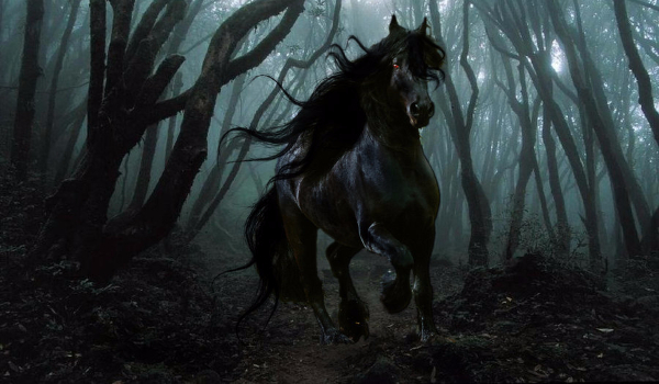 ,,Horse of darkness”