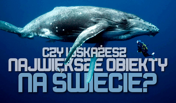 Czy potrafisz wskazać największe obiekty na świecie?