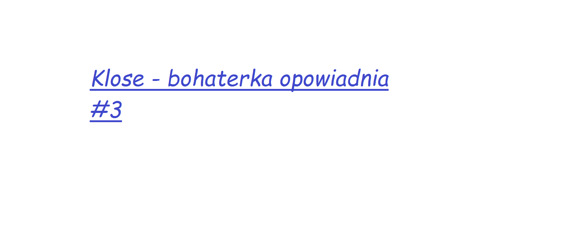 Klose #3