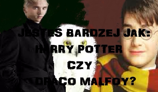 Jesteś bardziej jak Harry Potter czy Draco Malfoy?