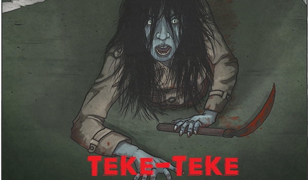 japońskie legendy: teke-teke