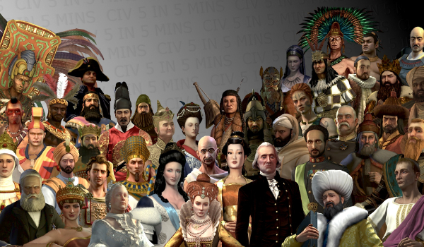 Czy rozpoznasz 30 losowych przywódców z gry Sid Meier’s Civilization V?