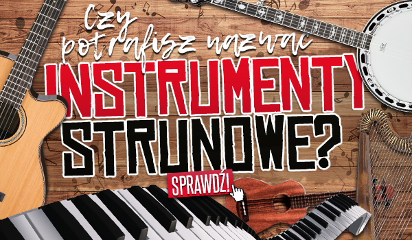 Czy potrafisz nazwać instrumenty strunowe?