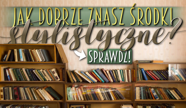 Jak dobrze znasz środki stylistyczne?