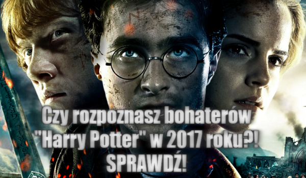 Czy rozpoznasz bohaterów „Harry Potter” w 2017 roku?! SPRAWDŹ!