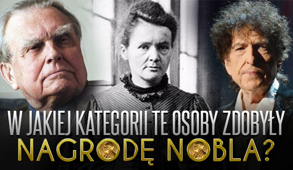W jakiej kategorii te osoby zdobyły nagrodę Nobla?