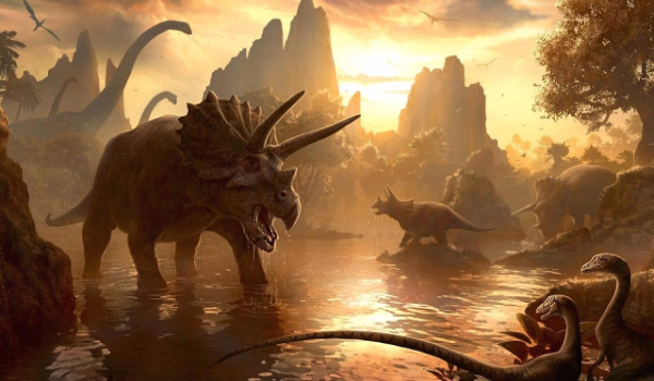 Dinozaury i inne prehistoryczne zwierzęta Prolog