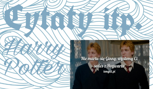 Cytaty itp. – Harry Potter #2