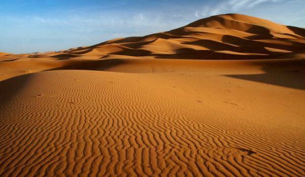 Krajobraz pustyń gorących