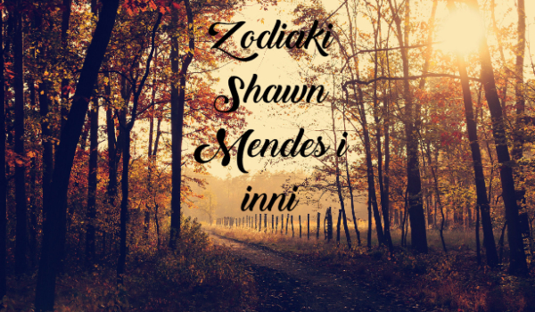 Zodiaki Shawn Mendes i inni #1